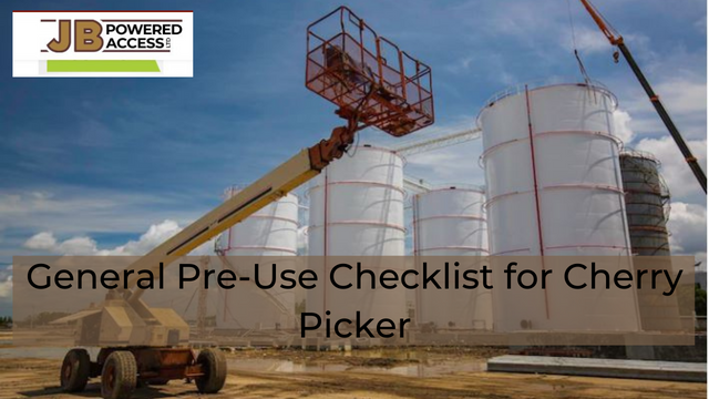 General Pre-Use Checklist for Cherry Picker